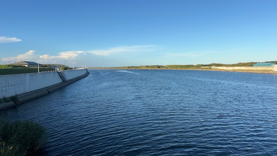 一宮川河口　釣りも出来ます　施設すぐ裏