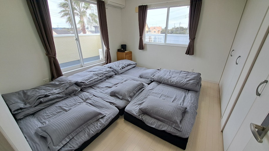 寝室３　最大シングル４セット用意します