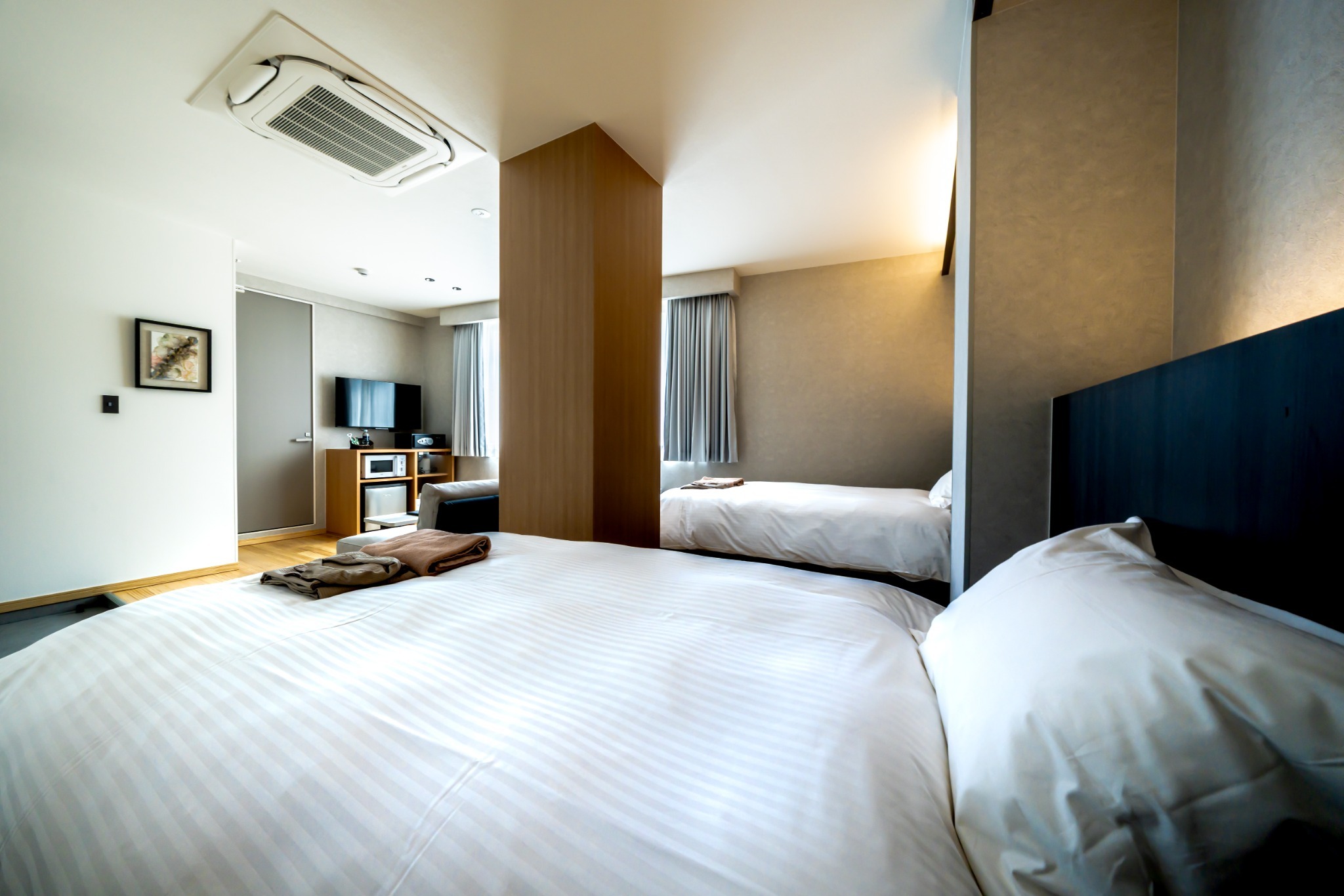 ドリームベッドSerta完備