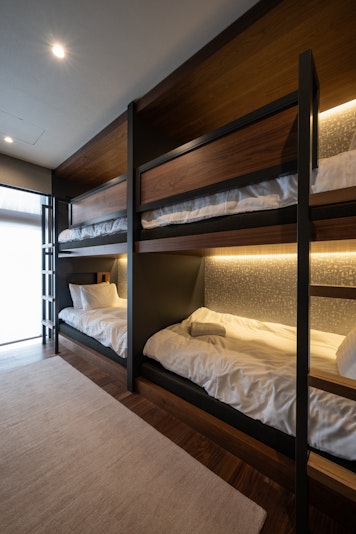 2段ベッドの寝室