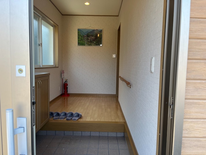 広々とした玄関