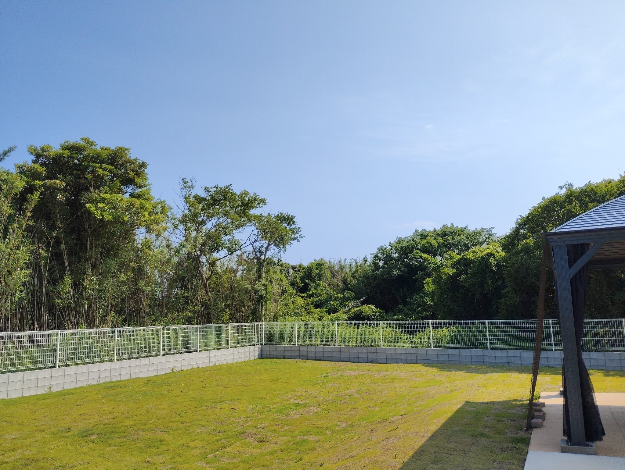 約120坪のお庭ドッグラン