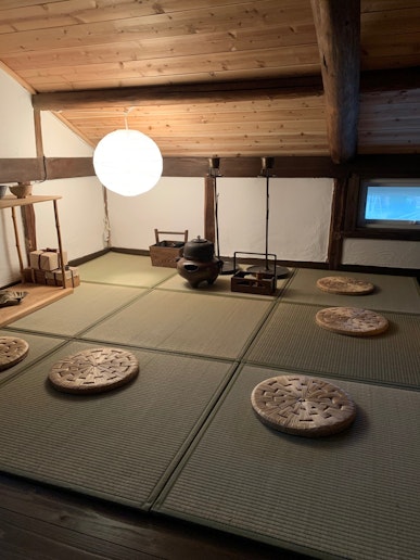 屋根裏部屋のお茶室