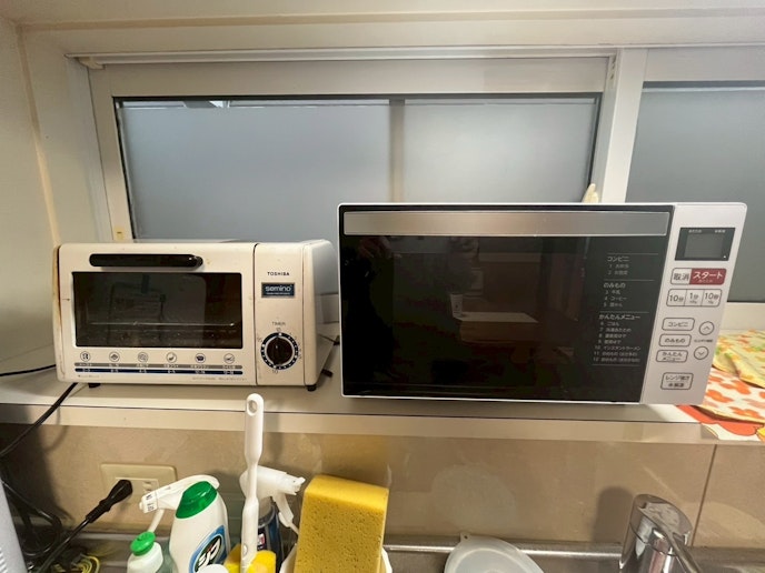 オーブントースターと電子レンジ