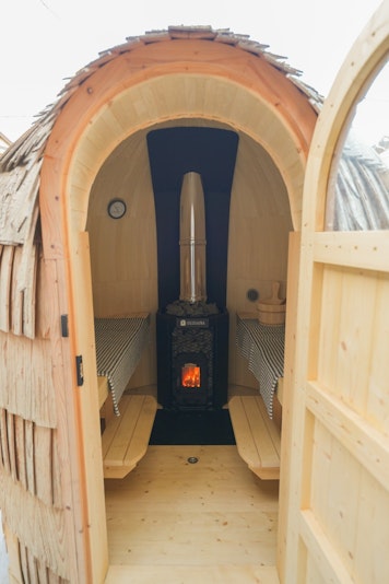 イグルー風薪サウナ