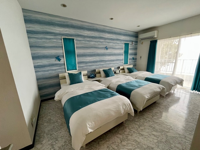 バルコニーからの朝日が最高