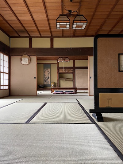 古民家の室内(こちらには宿泊できません)