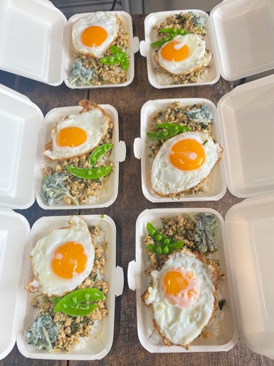 朝食一例：内容は一例です