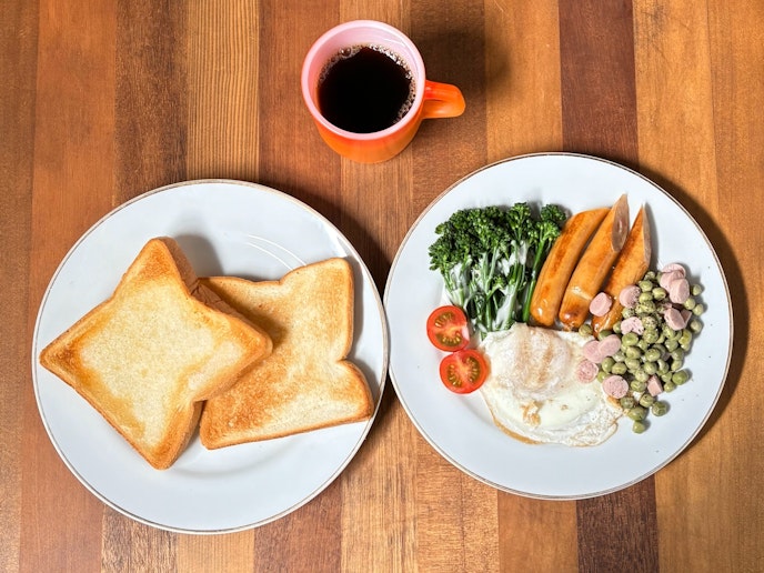 朝食一例：内容は一例です