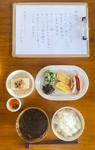 朝食一例：内容は一例です