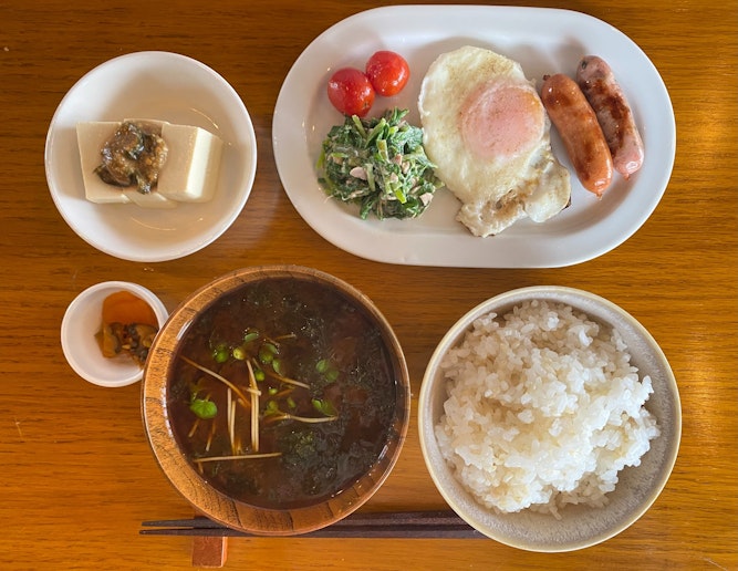 朝食一例：内容は一例です