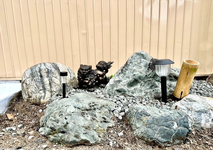 お庭にある和の心を見つけるのも宿の楽しみの一つ