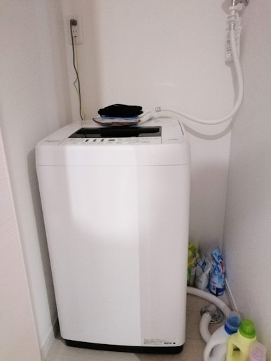 洗濯機は備え付