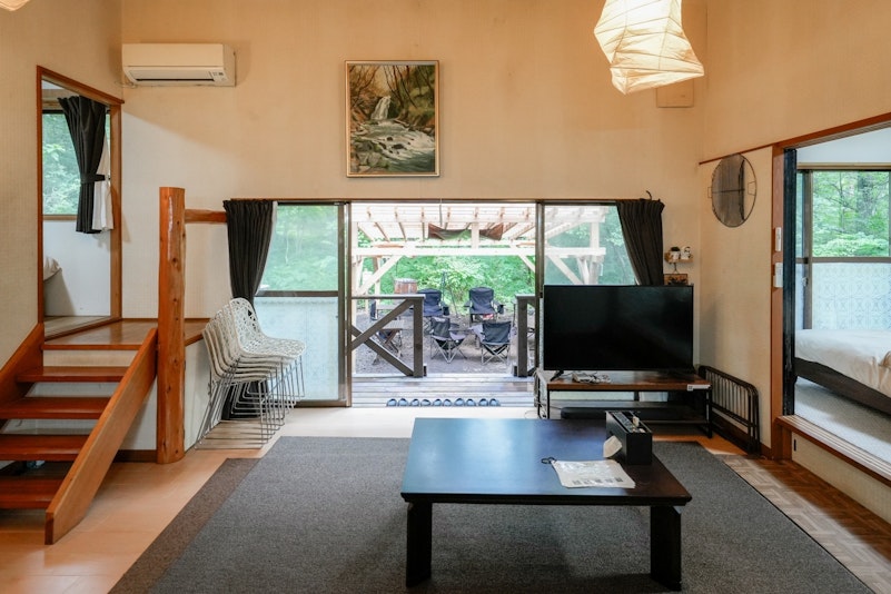 バーベキュースペース直結