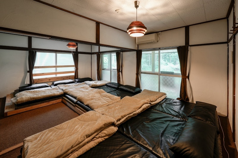 8名様まで一緒に寝られる寝室