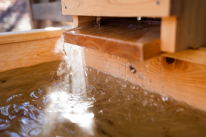 富士山近くの水風呂は一味違いますよ。