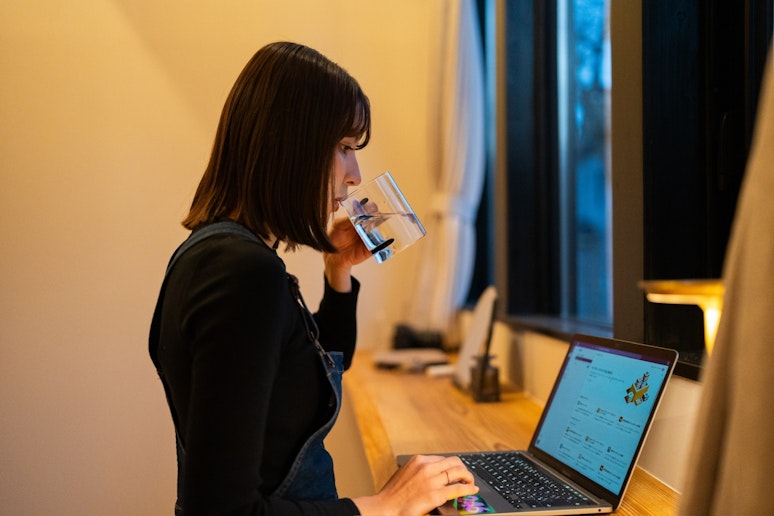 Wi-Fi完備でPC作業も問題なく行えます。