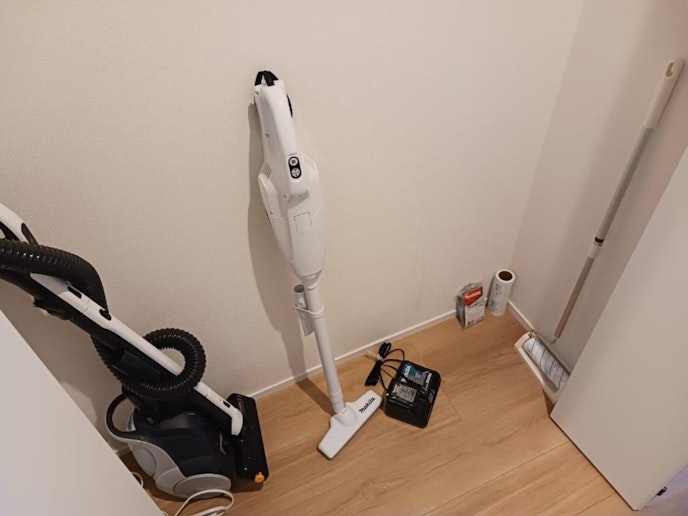 長期滞在の際は掃除用具をご自由にお使いください