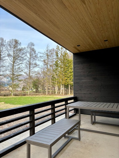 テラスから見る風景