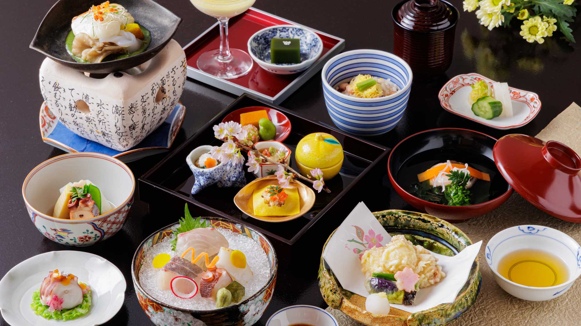 鯛　蛸入り季節会席　【人丸】