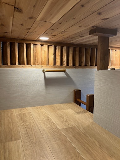 メゾネットルームは予備の寝室や荷物置き場として使えます