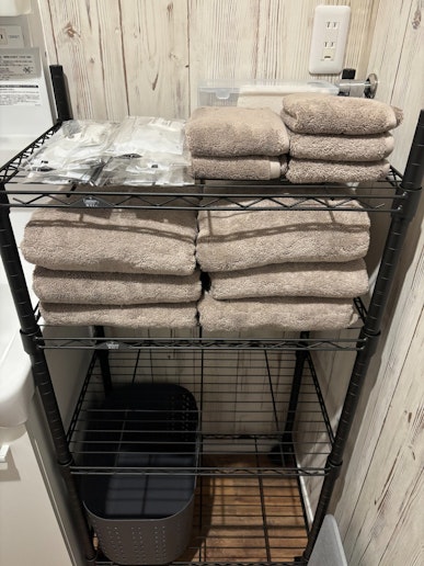 タオル人数に応じて　歯ブラシ等のアメニティ