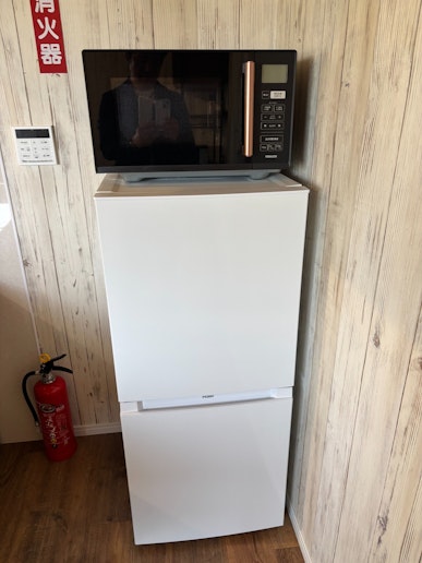 冷蔵庫、電子レンジ