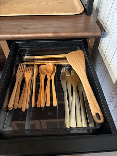 ナイフ、フォーク、スプーン、箸　各6セット