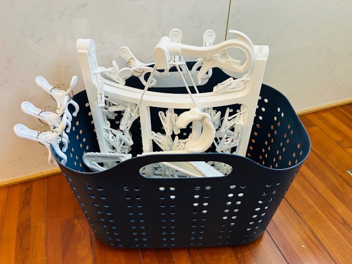 洗濯グッズも完備。