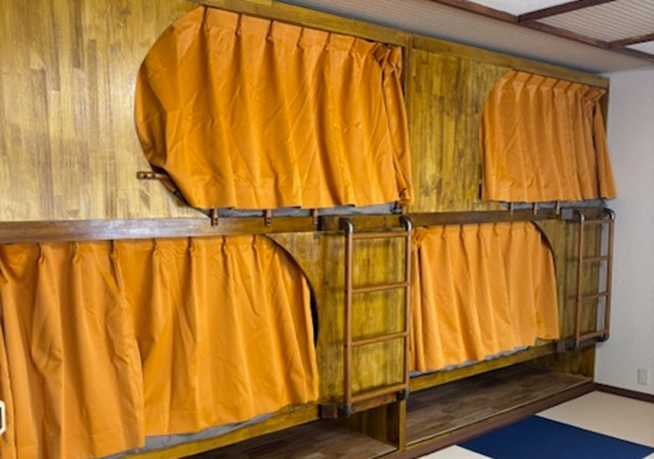 ゲストハウスにありがちな2段ベットでありません