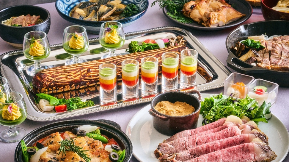 リュクス ダイニング ハプナディナー【17:00〜】＆モーニングブッフェで満腹ステイ！（夕朝食付き）
