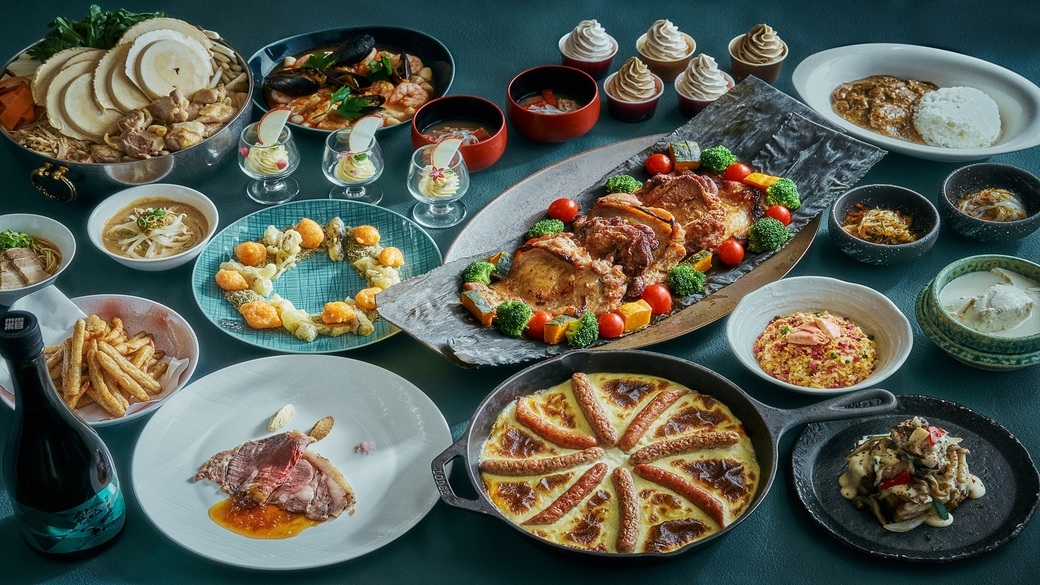 リュクス ダイニング ハプナディナー【17:00〜】＆モーニングブッフェで満腹ステイ！（夕朝食付き）