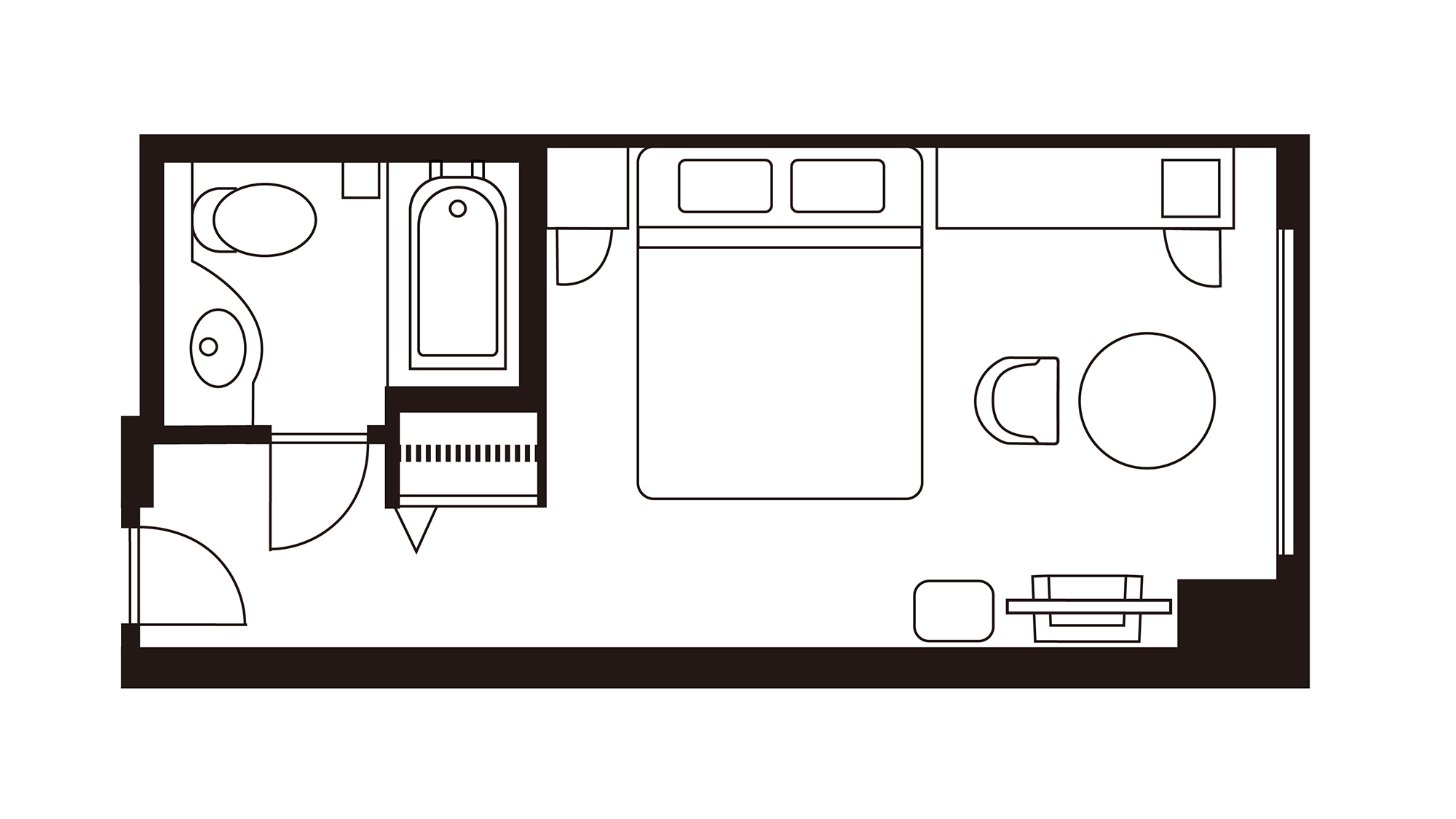 メインタワー ダブル(プレミアフロア35~37階)