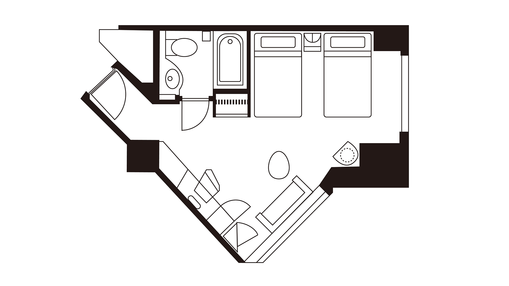 メインタワー コーナーツイン（28～34階）