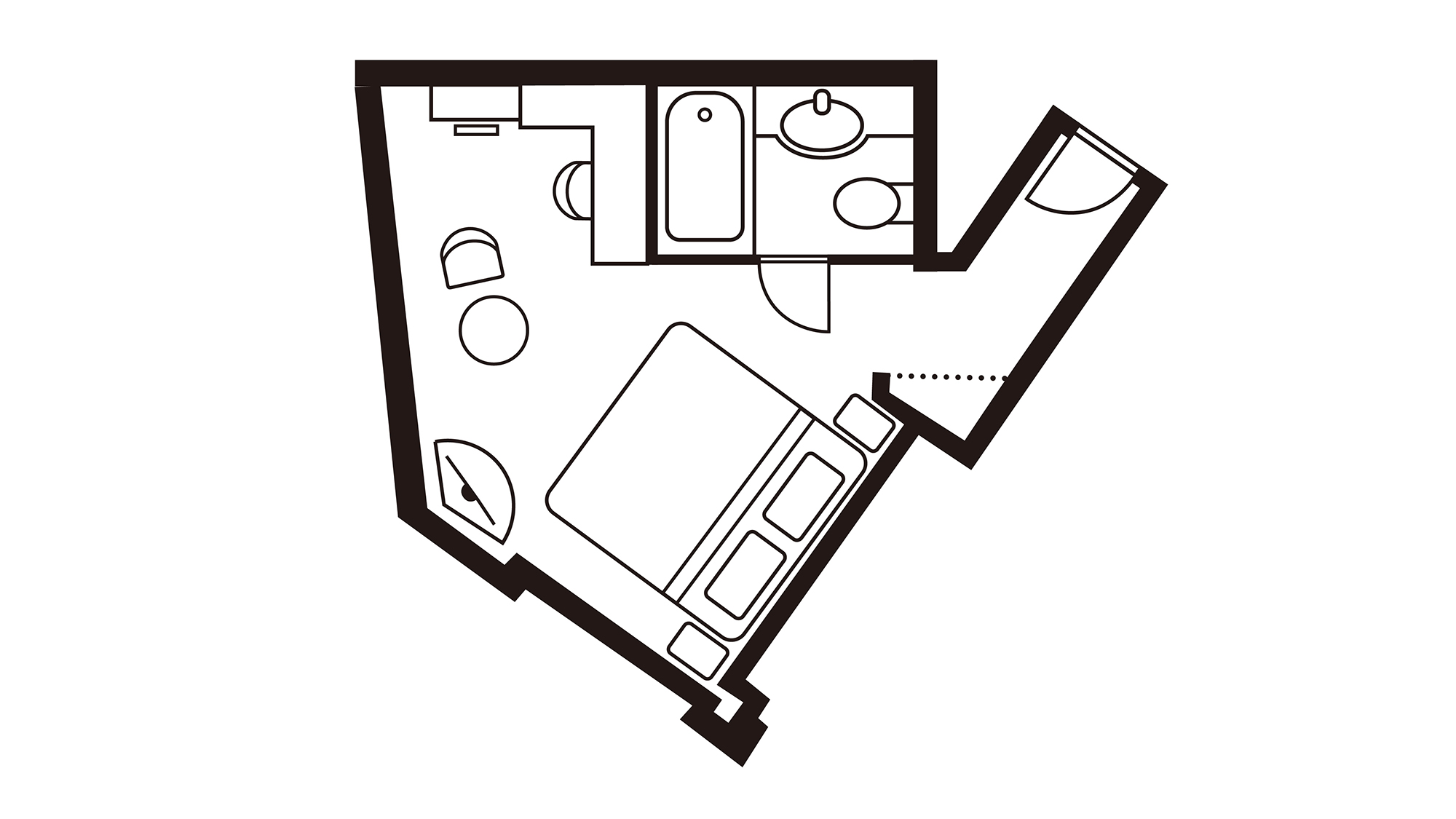 アネックスタワー キングルーム（8～29階）禁煙