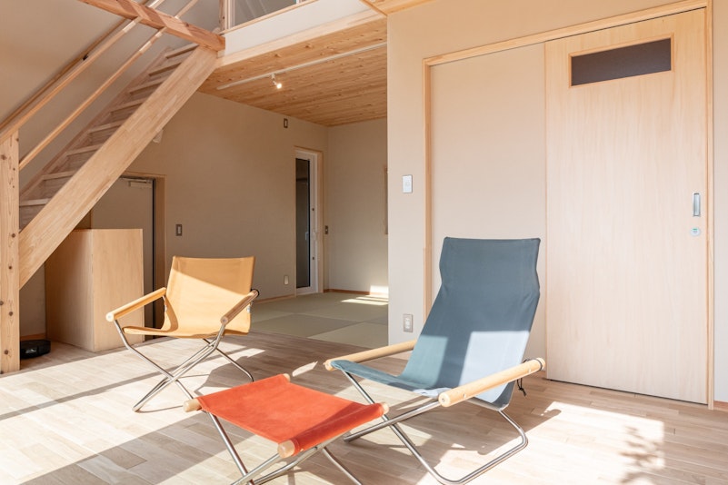 日当たりのいいリビングでのんびり