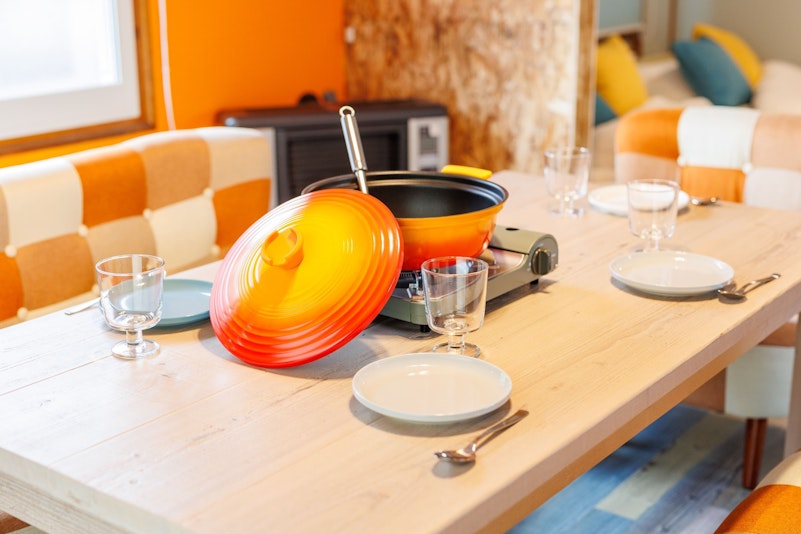 食器も十分に取り揃えています