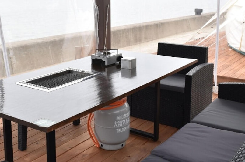 【プライベート空間】ガゼボ 各お部屋に個別でガゼボを完備。...