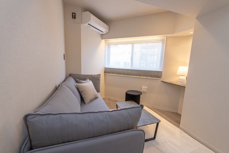 寝室２：ダブルベッドx１・ダブルソファベッドx1