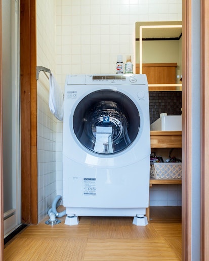 長期旅行にも嬉しいドラム式洗濯乾燥機◎