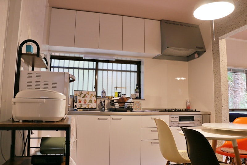 真新しいシステムキッチンです