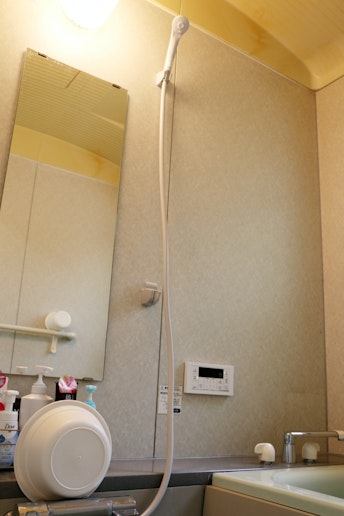 シャンプー、コンディショナー、ボディーソープ、洗顔料が揃っています