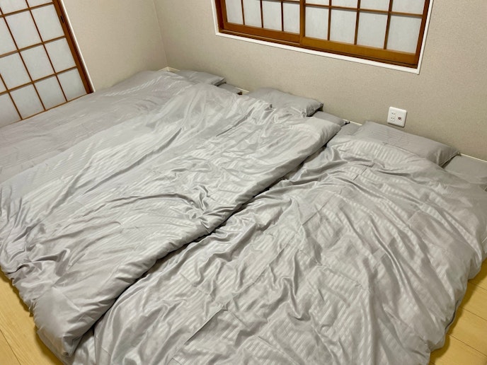 3名分の布団を敷くことができます