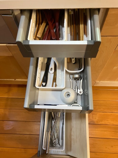 調理道具も揃っています