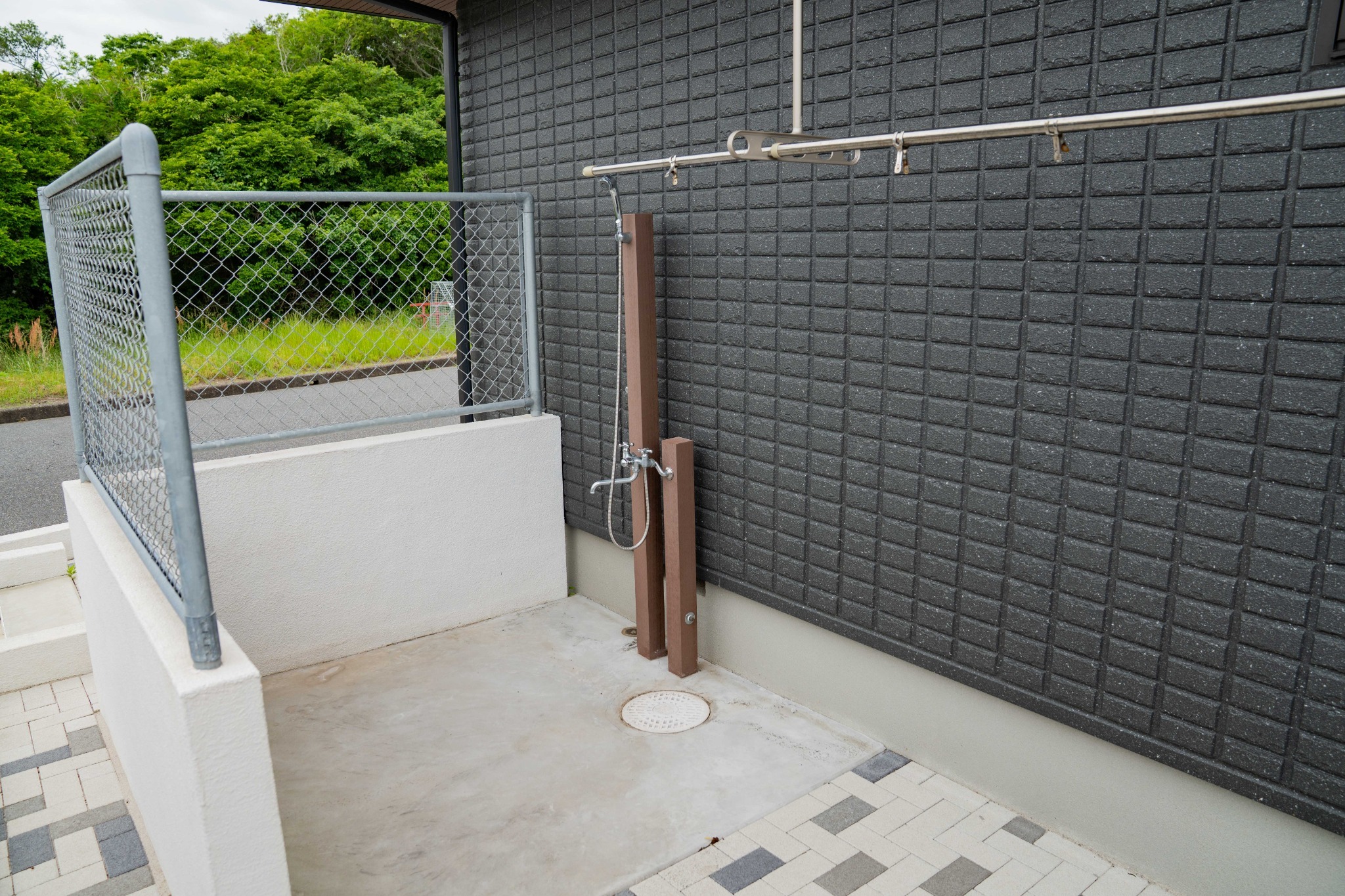 海水浴場からそのままご利用できる屋外シャワー