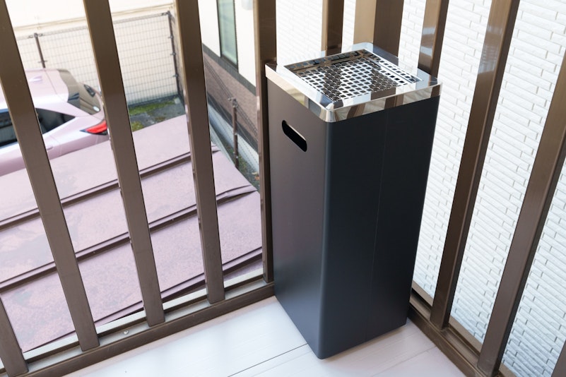ベランダ喫煙場所
