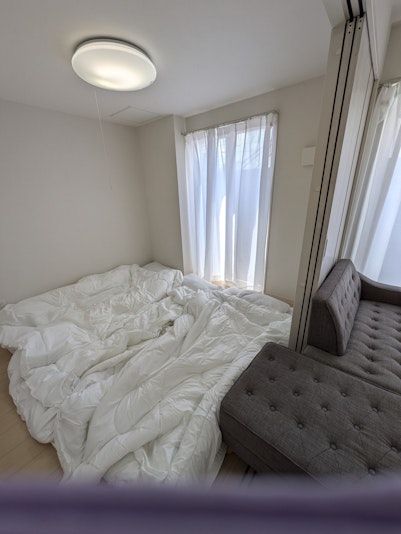 お布団を敷くとこんな感じ