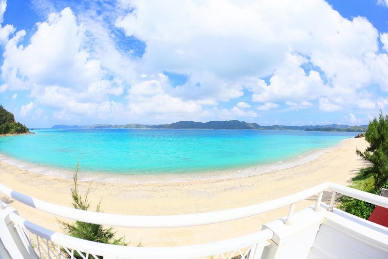 ２階バルコニーからの風景