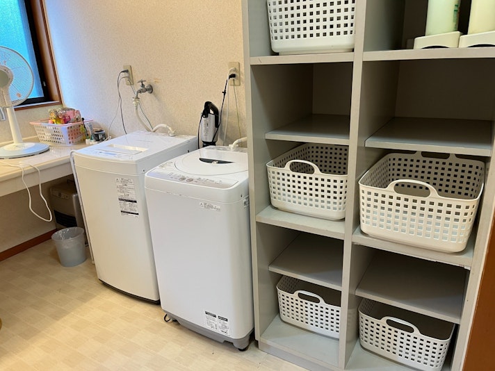 洗濯機も完備