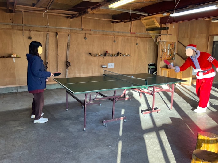 卓球などで楽しい時間をお過ごしください。